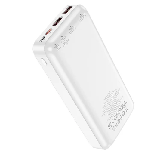 HOCO powerbank 20000 mAh PD QC 3A 22,5W J101A fehér - 3