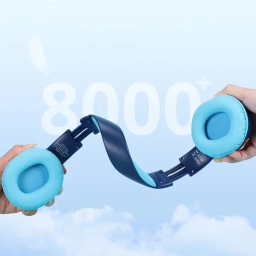 Tronsmart KH02 Vezeték nélküli fejhallgató gyermekeknek, Biztonságos - Kék - 11