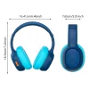 Tronsmart KH03 vezeték nélküli fejhallgató ANC-vel, gyerekeknek, biztonságos - Kék thumbnail