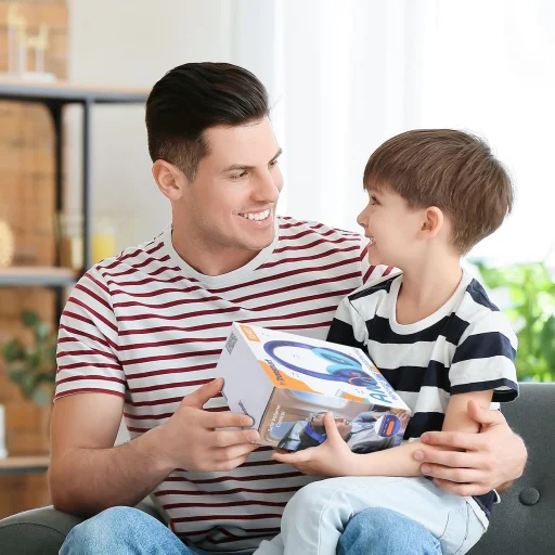 Tronsmart KH03 vezeték nélküli fejhallgató ANC-vel, gyerekeknek, biztonságos - Kék - 14