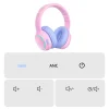Tronsmart KH03 Vezeték nélküli Fejhallgató ANC-vel, Gyerekeknek, Biztonságos - Rózsaszín thumbnail