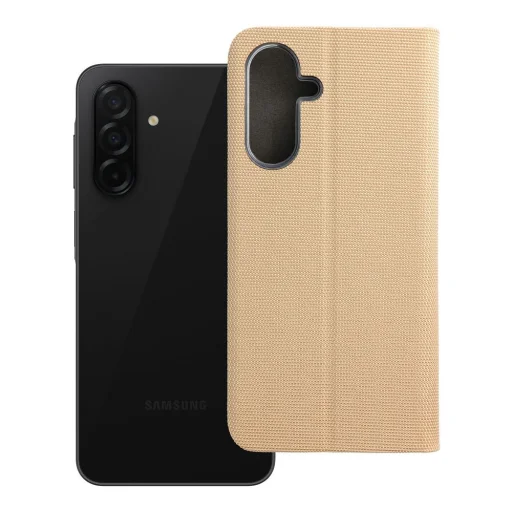 SENSITIVE flipové puzdro Samsung Galaxy A26 5G zlaté puzdro - 11