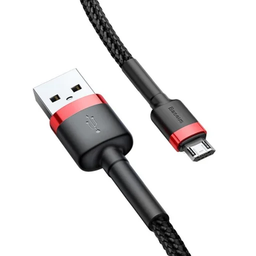 Baseus Cafule USB-Micro-USB kábel, 2A, 3 m (fekete és piros) - 4