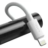 Baseus Simple Wisdom USB-C-Lightning adat/töltőkábel PD, 20W, 1,5m, 2db (fehér) thumbnail