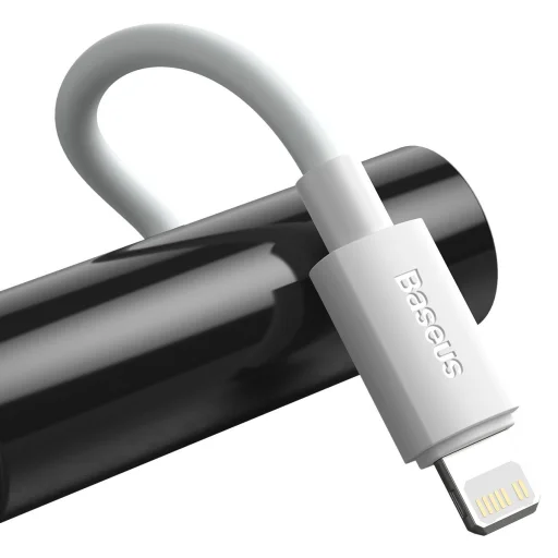 Baseus Simple Wisdom USB-C-Lightning adat/töltőkábel PD, 20W, 1,5m, 2db (fehér) - 2