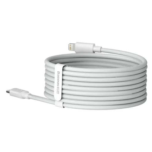 Baseus Simple Wisdom USB-C-Lightning adat/töltőkábel PD, 20W, 1,5m, 2db (fehér) - 7