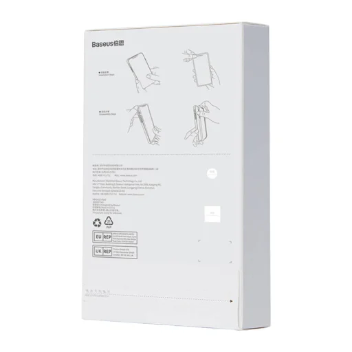 Baseus Crystal Clear mágneses tok iPhone 11 Pro (átlátszó), edzett üvegfólia + tisztító készlet - 7