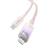 Baseus Explorer Series USB / Lightning gyorstöltő kábel 2m, 20W (rózsaszín) thumbnail