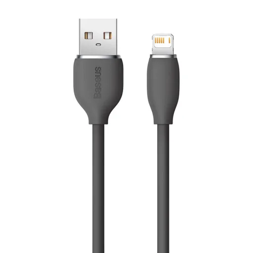 Baseus Jelly USB-Lightning kábel, 2,4A, 1,2m (fekete) - 8
