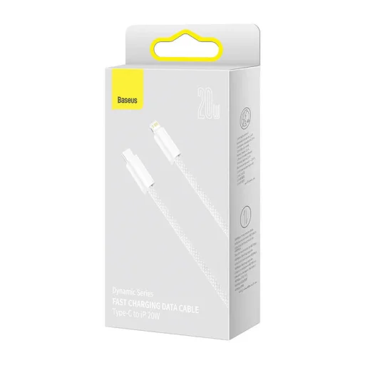 Baseus Dynamic Series USB-C-Lightning kábel, 20 W, 2 m (fehér) - 7