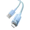 Baseus Explorer Series USB / Lightning gyorstöltő kábel 1m, 2,4A (kék) thumbnail