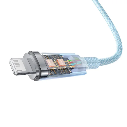 Baseus Explorer Series USB / Lightning gyorstöltő kábel 1m, 2,4A (kék) - 6