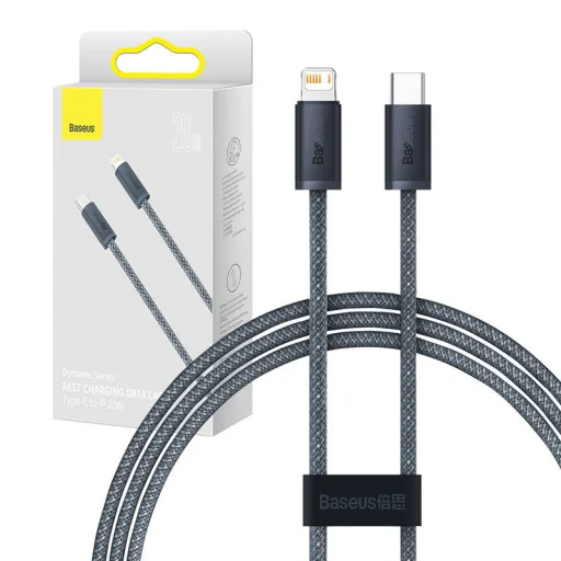 Baseus Dynamic Series USB-C-Lightning kábel, 20W, 1m (szürke) - 1