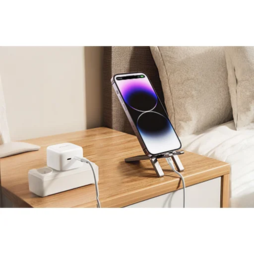 2-Port USB(C+C) GaN hálózati töltő (35W/35W) Fehér - 5