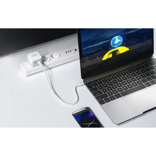 2-Port USB(C+C) GaN hálózati töltő (35W/35W) Fehér - 7