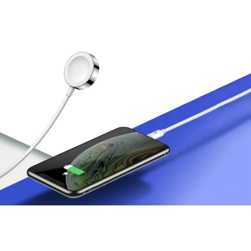 2 az 1-ben indukciós töltő Apple Watch-hoz / Lightning Joyroom S-IW002S 1,5m (fehér) - 2