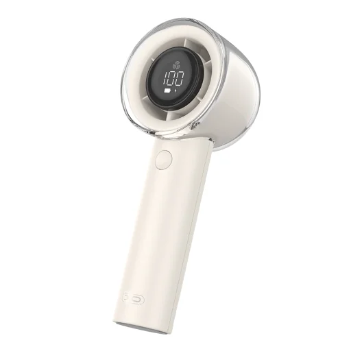 XO ventilátor 13000 RPM MF81 3000 mAh kijelzővel bézs - 2