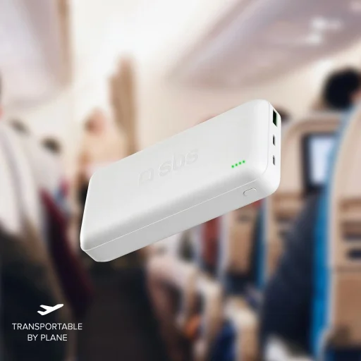 20000 mAh többportos powerbank 20W Power Delivery technológiával Fehér - 5