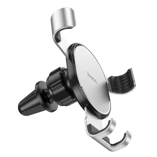  HOCO CA56 PLUS fém páncél ezüst gravitációs autós tartó szellőzőre - 2