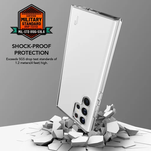 Ugly Rubber Pure tok Samsung Galaxy S23 Ultra átlátszó - 5