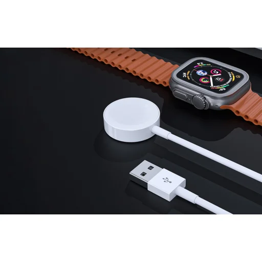 Choetech Apple Watch Vezeték nélküli Töltő USB-A Fehér - 3