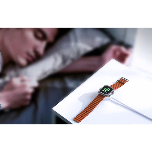 Choetech Apple Watch Vezeték nélküli Töltő USB-A Fehér - 5