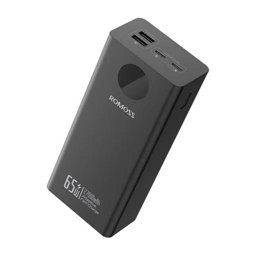 Powerbank Romoss PEA27S Pro 27000mAh 65W (fekete) - 2