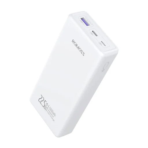 Powerbank Romoss PRC20 20000mAh 22,5W (fehér), - 2