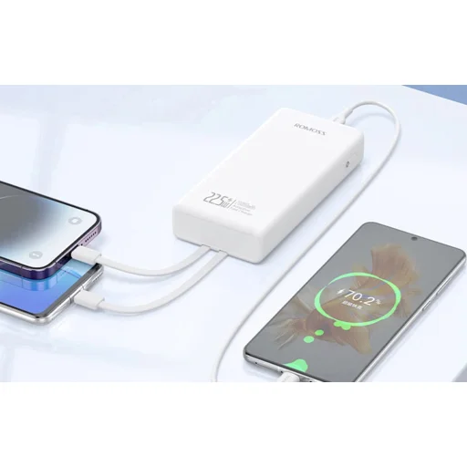 Powerbank Romoss PRC20 20000mAh 22,5W (fehér), - 9