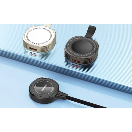 Vezeték nélküli töltő Apple Watch-hoz 2,5W, 1m (fekete) - 4