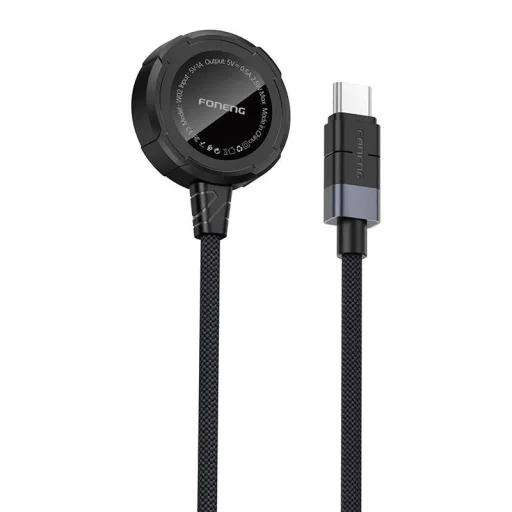 Vezeték nélküli töltő Apple Watch-hoz 2,5W, 1m (fekete) - 1