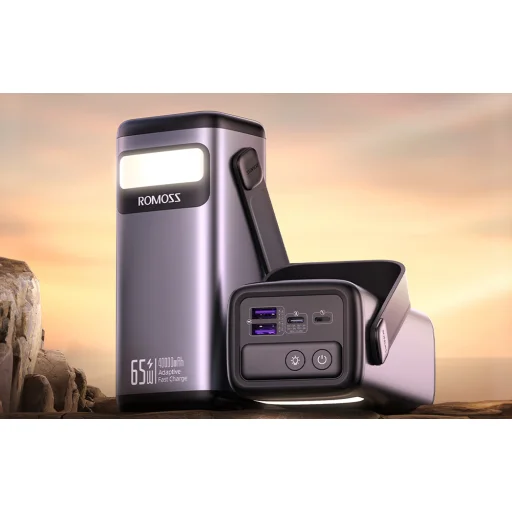 Powerbank Romoss PMT40  4000mAh 65W (fekete), - 7