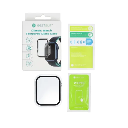 Bestsuit fliptok hibrid üveggel Apple Watch Ultra/Ultra 2 49mm - átlátszó - 4