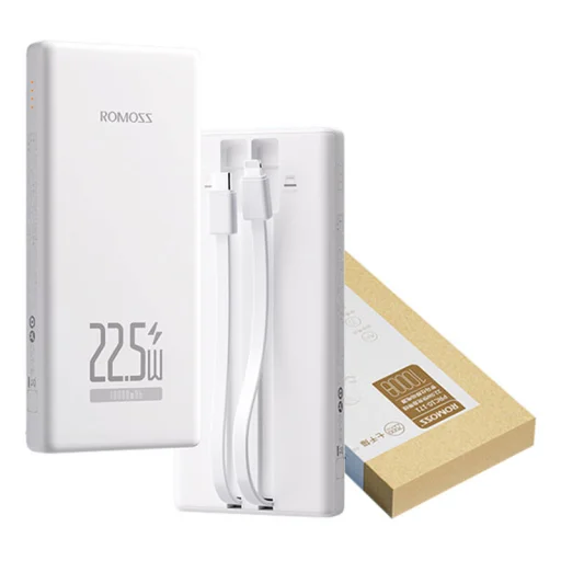 Powerbank Romoss PRC10 10000mAh 22,5W (fehér) - 3