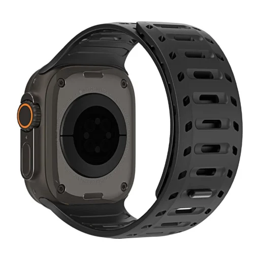 DUX DUCIS szíj CS mágneses szilikon Apple Watch 42/44/45/46/49mm szürke - 2