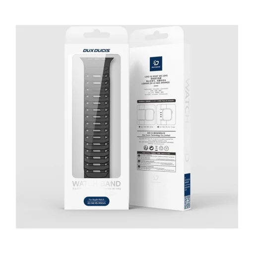 DUX DUCIS szíj CS mágneses szilikon Apple Watch 42/44/45/46/49mm szürke - 6