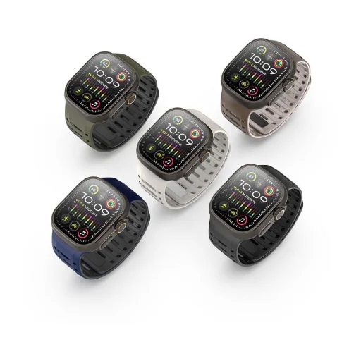 DUX DUCIS szíj CS mágneses szilikon Apple Watch 42/44/45/46/49mm szürke - 7