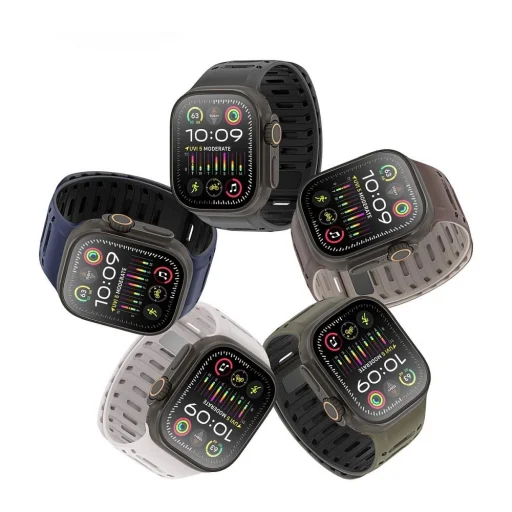 DUX DUCIS szíj CS mágneses szilikon Apple Watch 42/44/45/46/49mm szürke - 8