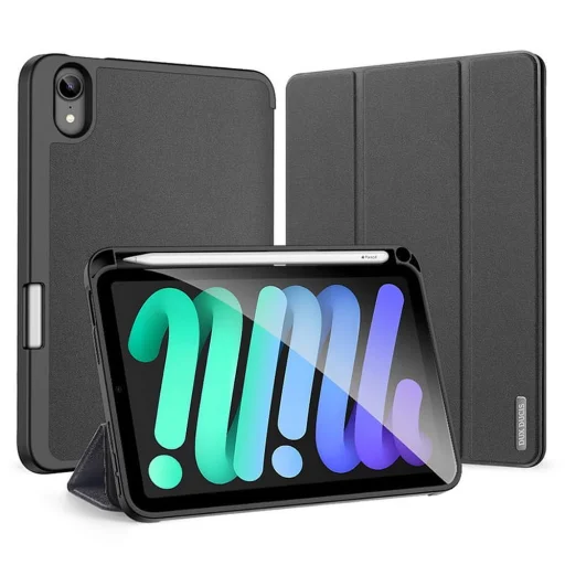 DUX DUCIS DOMO fliptok ceruzatartóval iPad Mini 7/6 fekete - 5