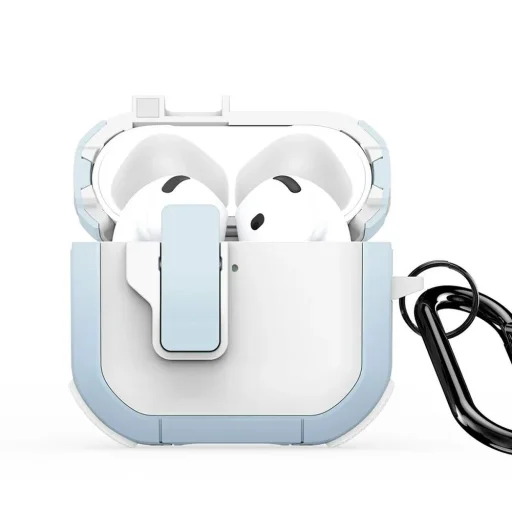 DUX DUCIS PECP - TPU+PC védőtok AirPods 4 fehér kék tok - 2
