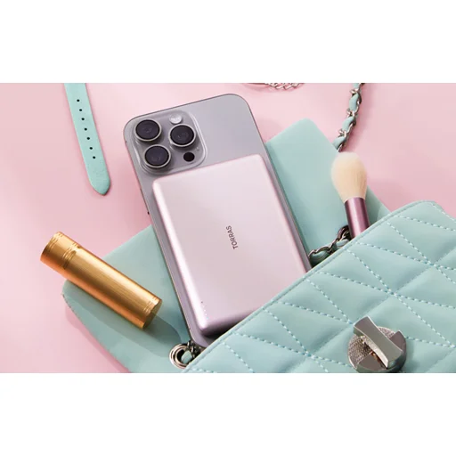 Mini Powerbank Torras 5000mAh (Rózsaszín) - 2