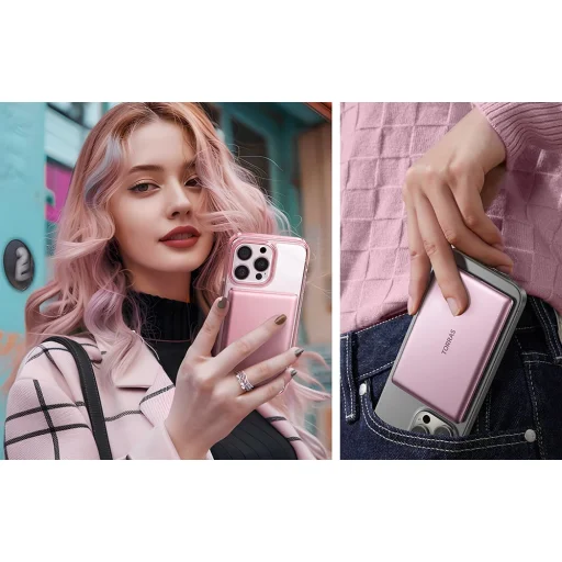 Mini Powerbank Torras 5000mAh (Rózsaszín) - 4