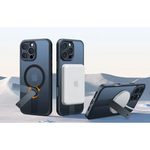 Torras Pstand Spin tok iPhone 16 Pro Max-hoz (Fekete) - 4