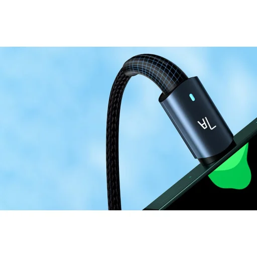Essager Sunset kábel USB-ről USB-C-re 7A 2m (fekete) - 6