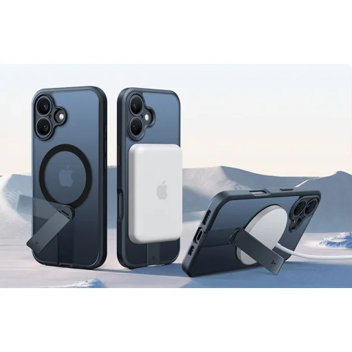 Torras Pstand Spin tok iPhone 16 (Fekete) - 5