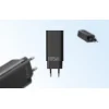  Fali töltő Vention FEDB0-EU 2xUSB-C 1xUSB-A 65W/30W/30W GaN (fekete) thumbnail