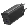  Fali töltő Vention FEDB0-EU 2xUSB-C 1xUSB-A 65W/30W/30W GaN (fekete) thumbnail