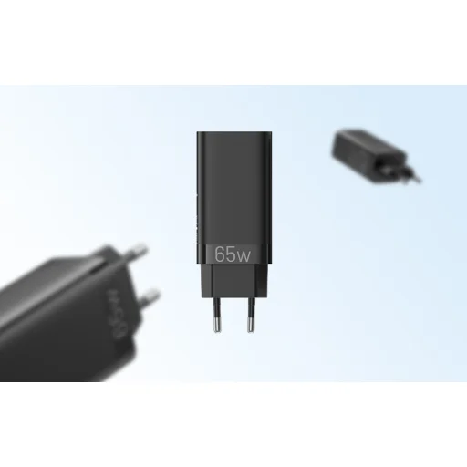  Fali töltő Vention FEDB0-EU 2xUSB-C 1xUSB-A 65W/30W/30W GaN (fekete) - 9