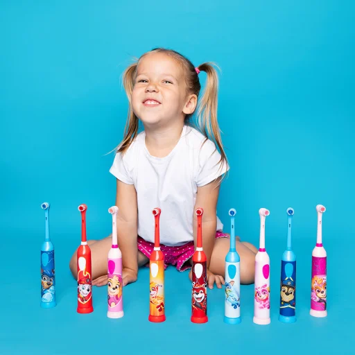 Mancs Őrjárat Elektromos Gyerek Fogkefe KOSMO Piros - 5