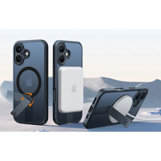 Torras Pstand Spin tok iPhone 16 Plus (Fekete) - 4